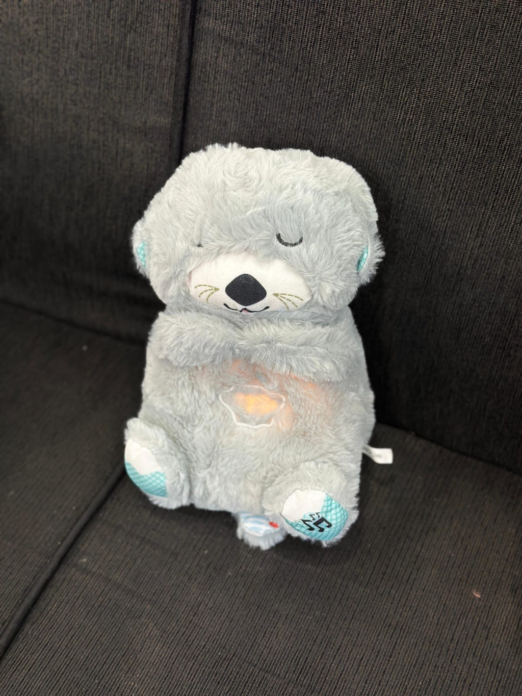 Breathing teddy bear baby