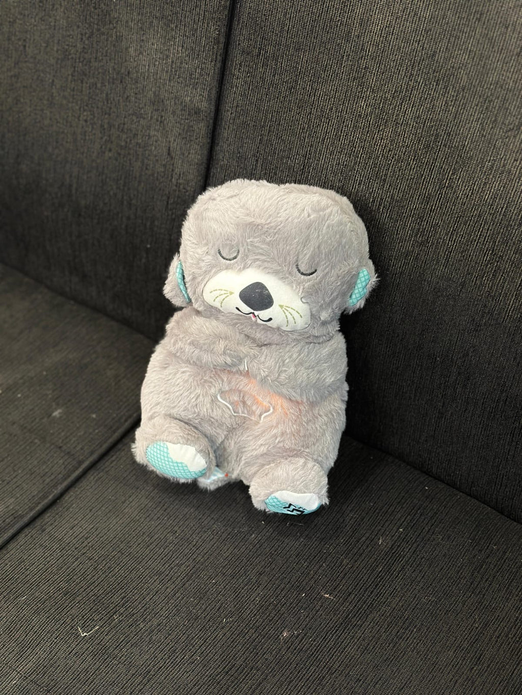 Breathing teddy bear baby