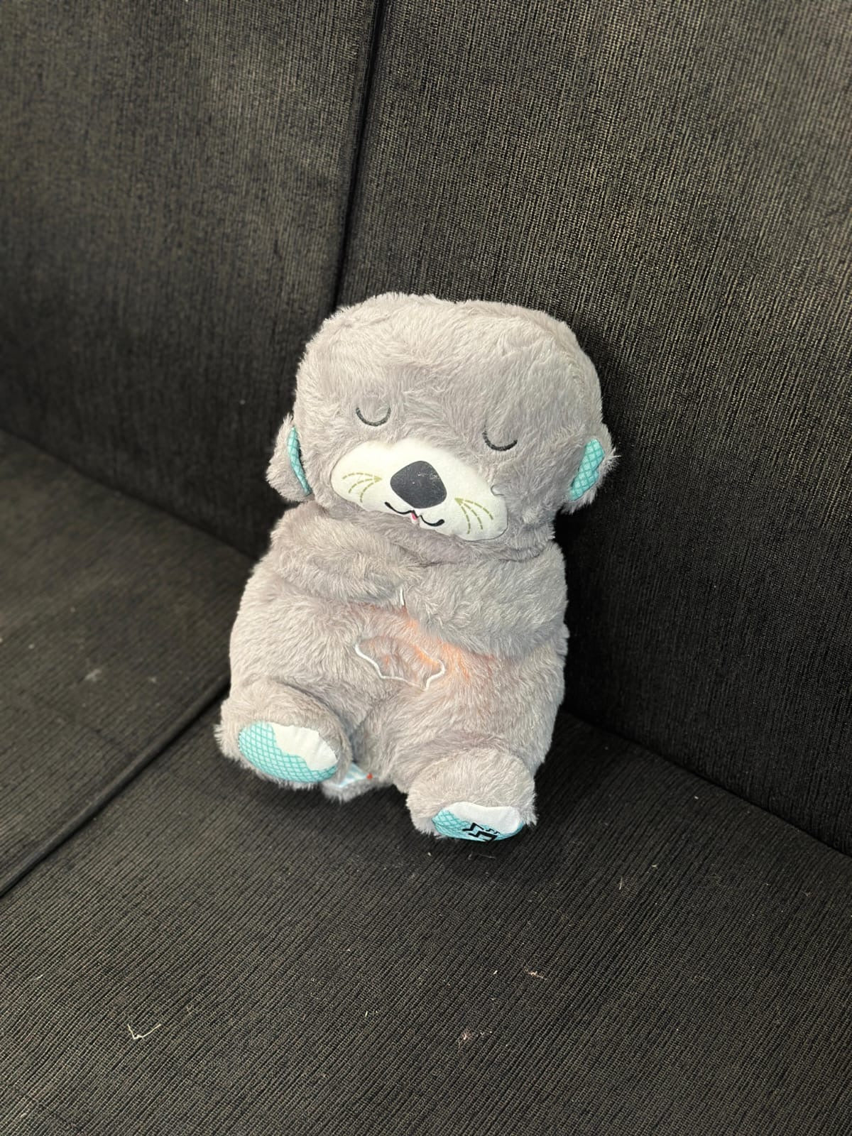 Breathing teddy bear baby