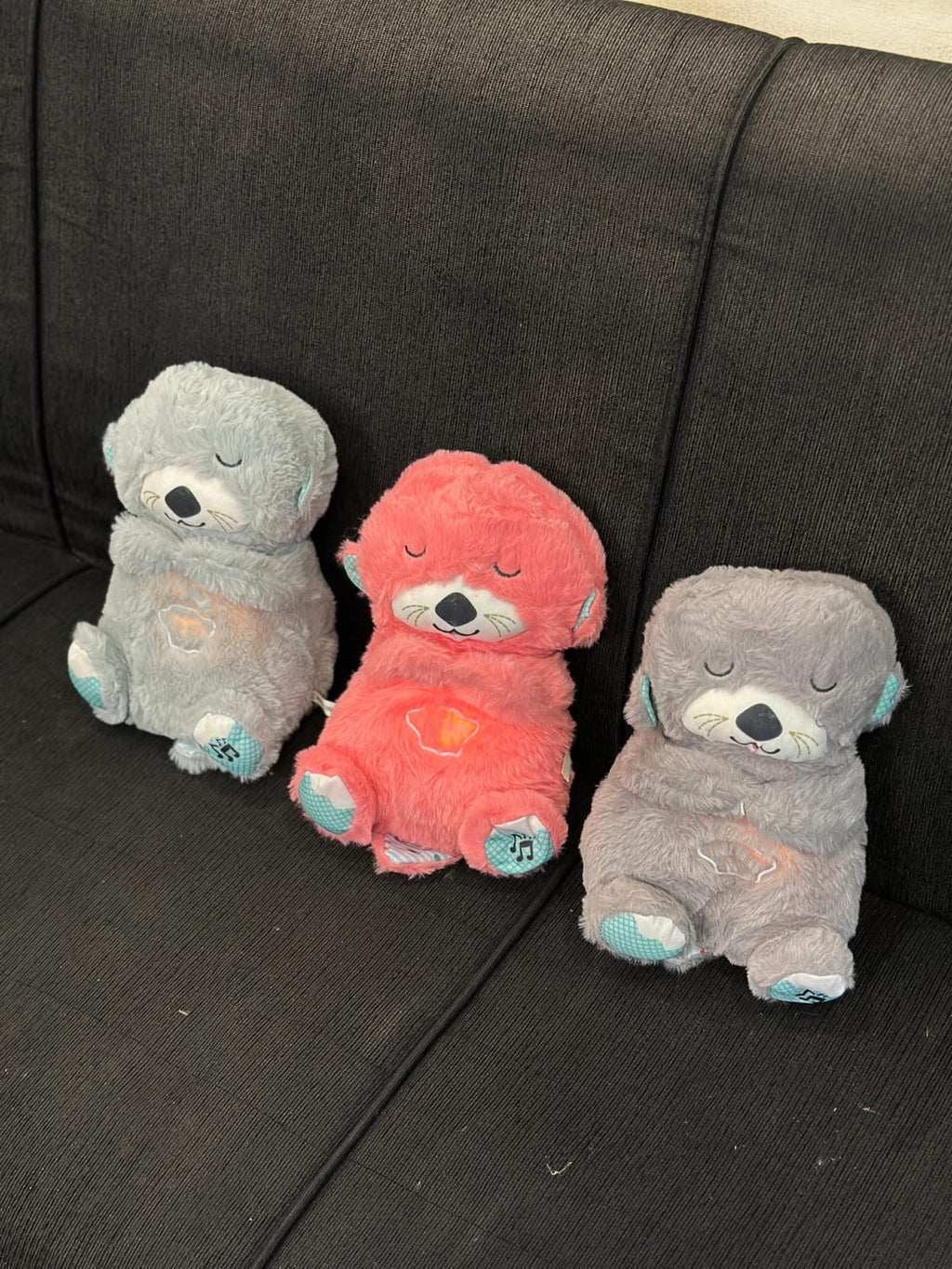 Breathing teddy bear baby