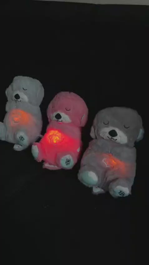 Breathing teddy bear baby